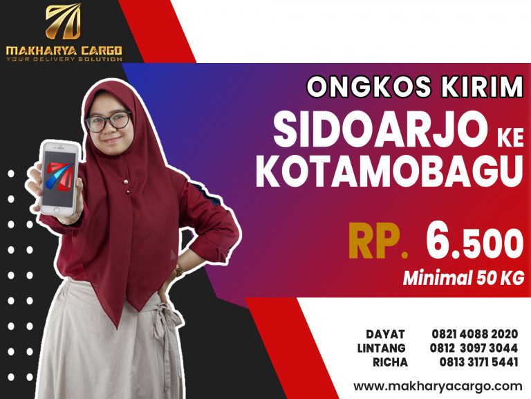 Ongkos Kirim Sidoarjo Kotamobagu Gratis Jemput Barang 2021