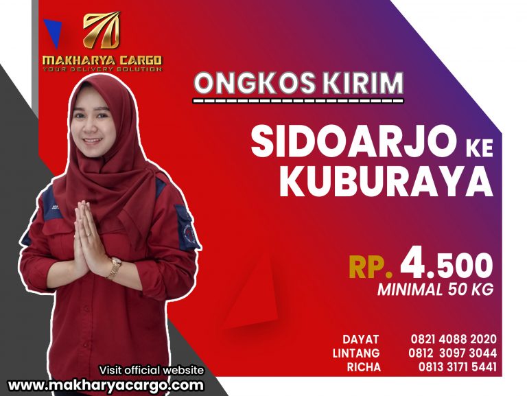 Ongkos Kirim Sidoarjo Kuburaya Gratis Jemput Barang 2021