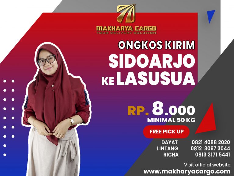 Ongkos Kirim Sidoarjo Lasusua Gratis Jemput Barang 2021