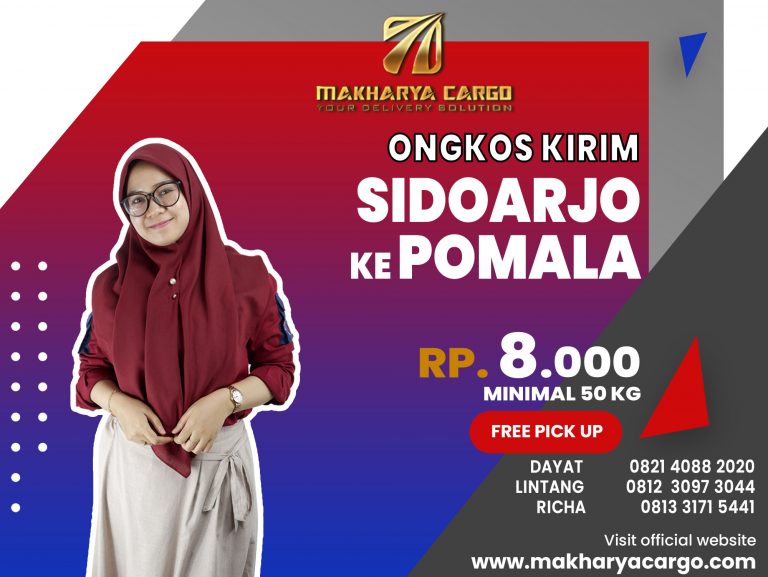 Ongkos Kirim Sidoarjo Pomala Gratis Jemput Barang 2021