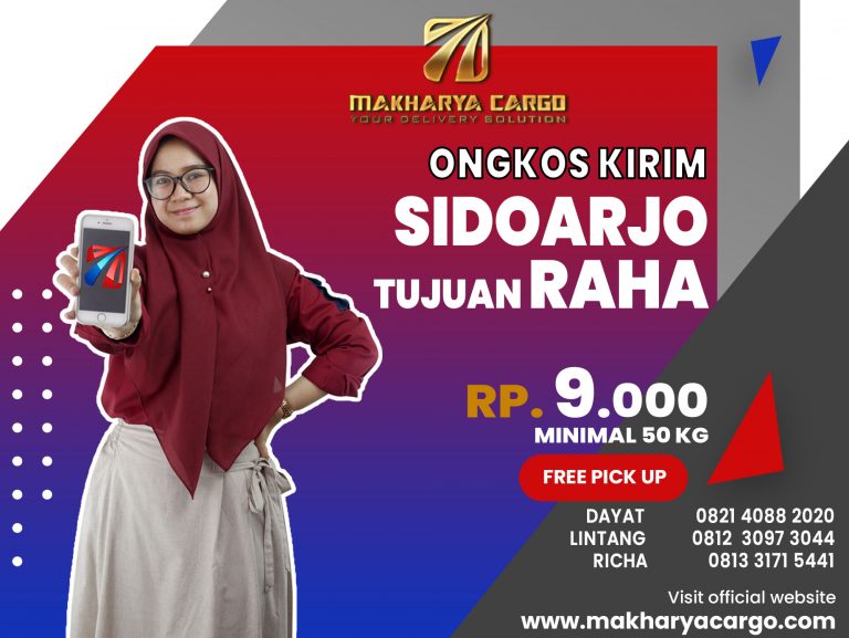 Ongkos Kirim Sidoarjo Raha Gratis Jemput Barang 2021