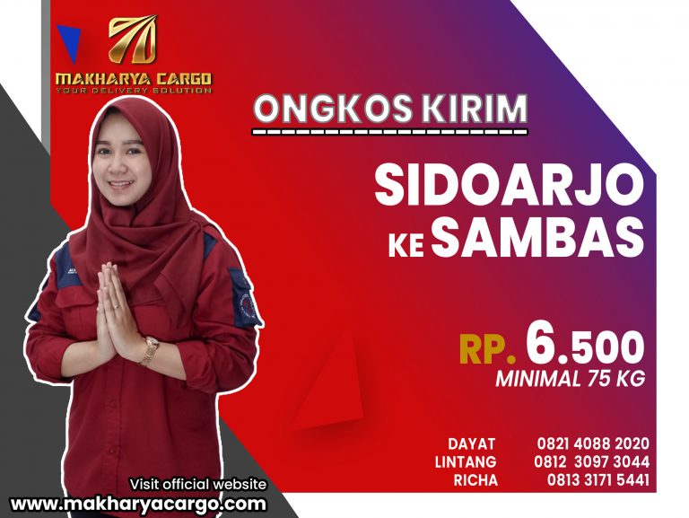 Ongkos Kirim Sidoarjo Sambas Gratis Jemput Barang 2021