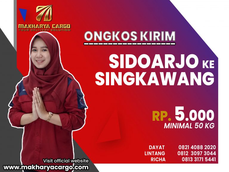 Ongkos Kirim Sidoarjo Singkawang Gratis Jemput Barang 2021