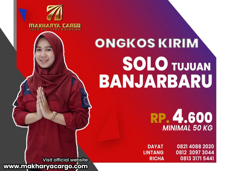 Ongkos Kirim Solo Banjarbaru Gratis Jemput Barang 2021