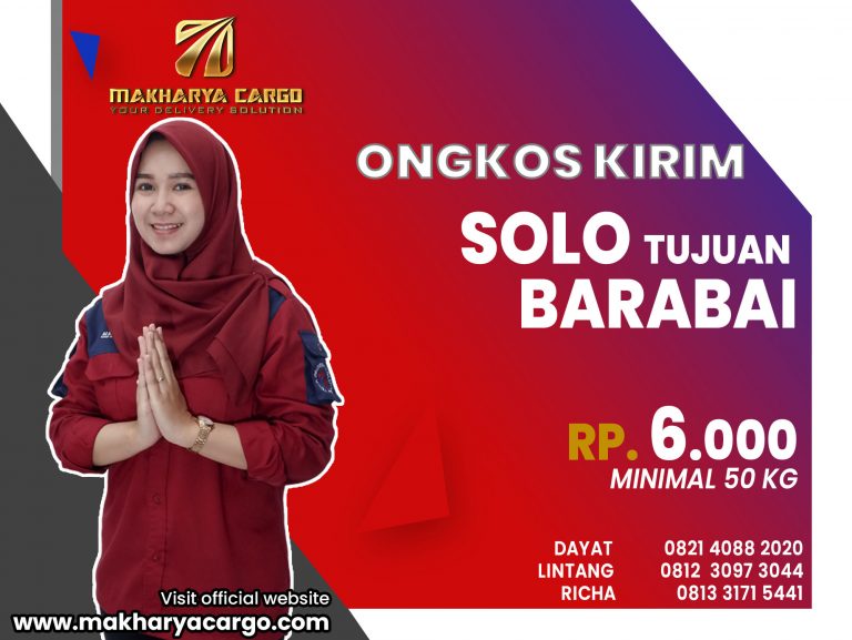 Ongkos Kirim Solo Barabai Gratis Jemput Barang 2021