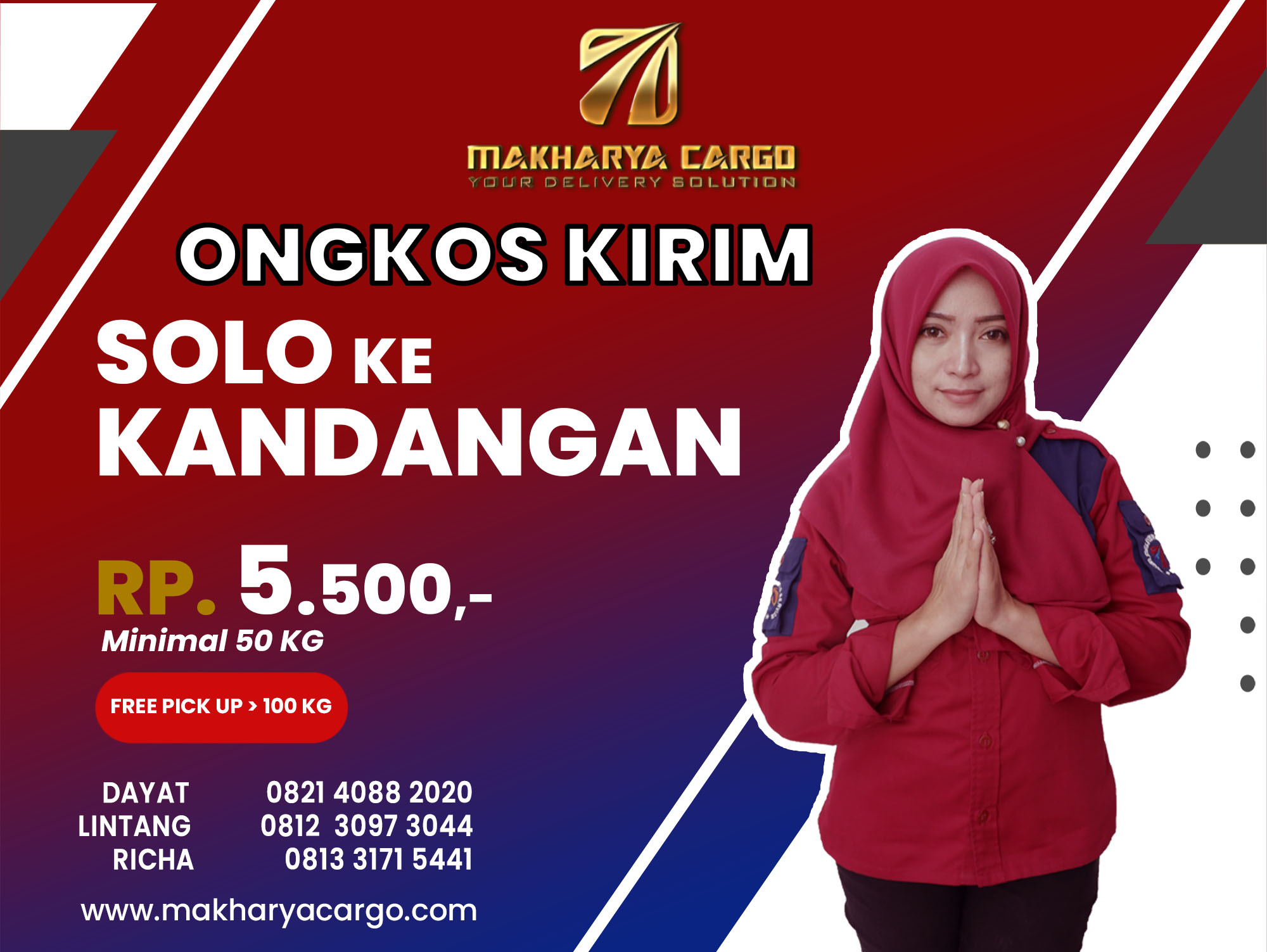 Ongkos Kirim Solo Kandangan