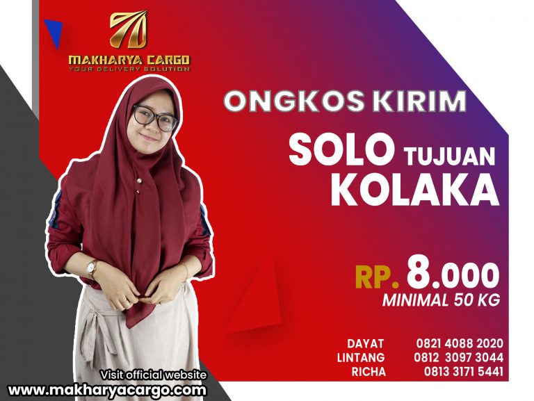 Ongkos Kirim Solo Kolaka Gratis Jemput Barang 2021
