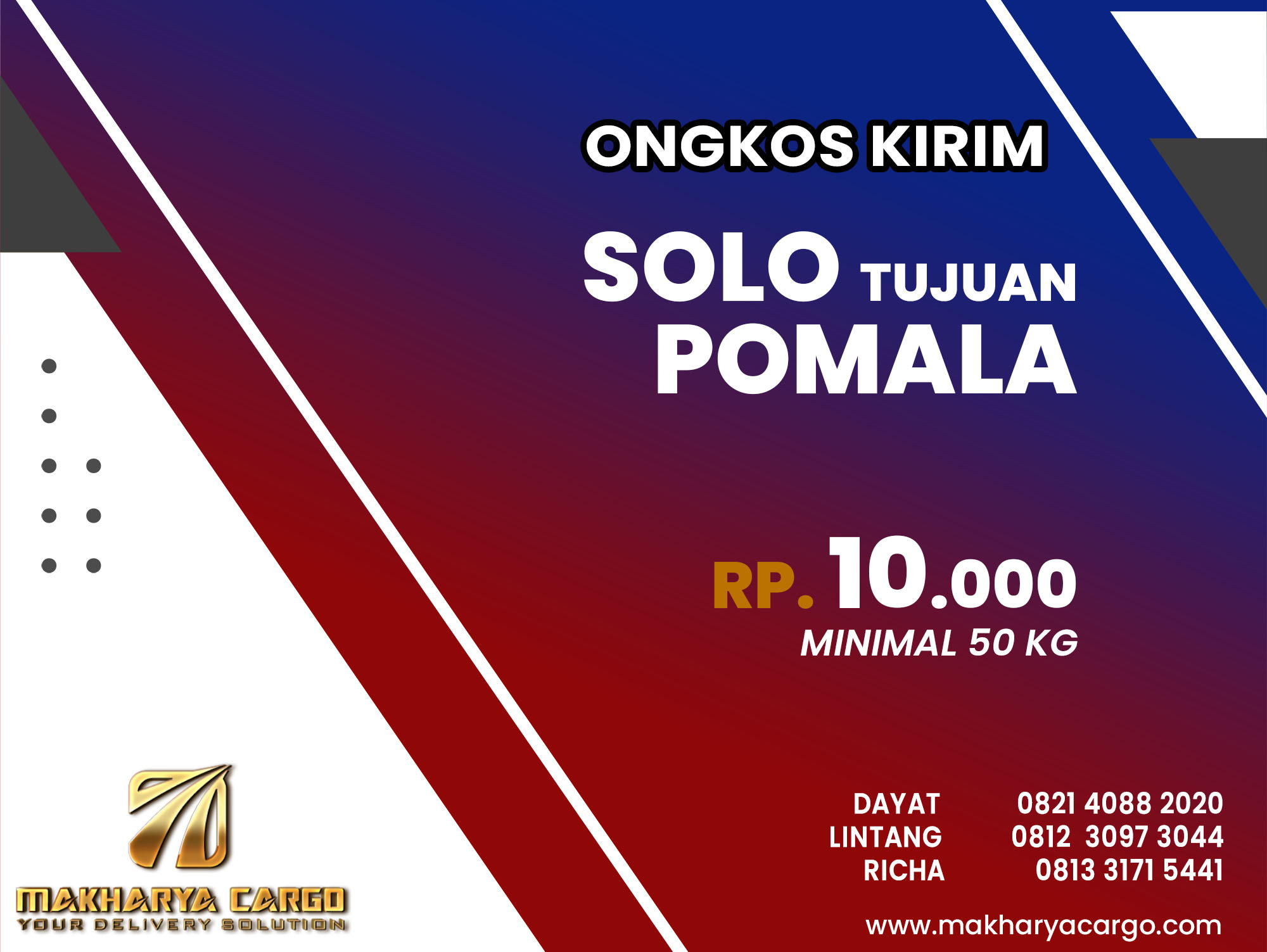 Ongkos Kirim Solo Pomala