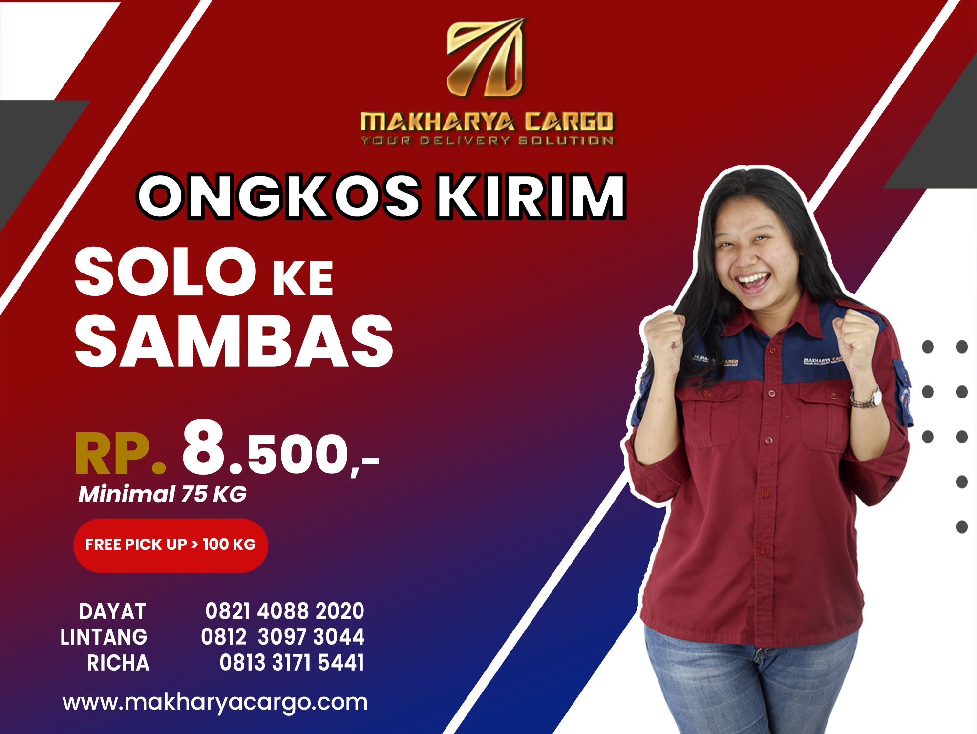 Ongkos Kirim Solo Sambas